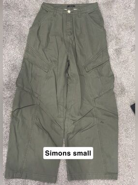 Simons Olive Green Men's Cargo Pants